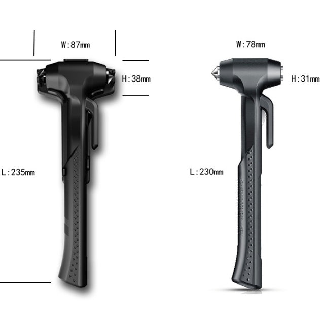 SafeRide Emergency Car Safety Hammer
