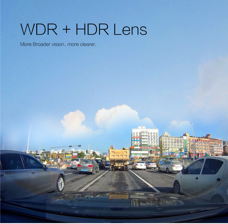 SafeRide Smart Dash Cam - Night vision