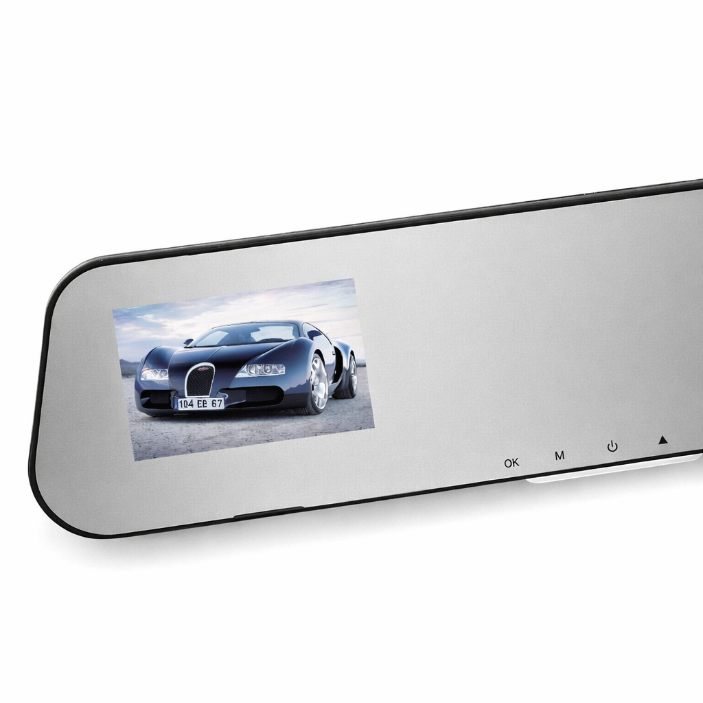 SafeRide Rearview Dash Cam - HD 1080P