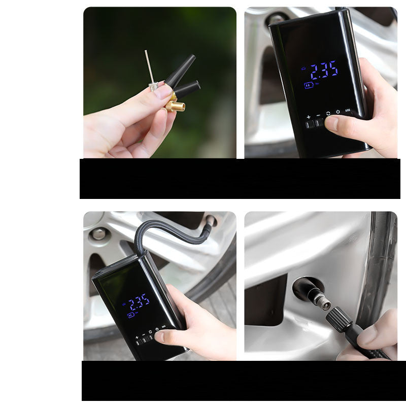 SafeRide Wireless Tire Inflator – Smart Digital Pump