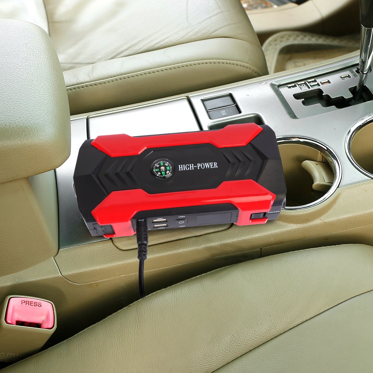 SafeRide Jump Starter 800A - Powerful & Compact