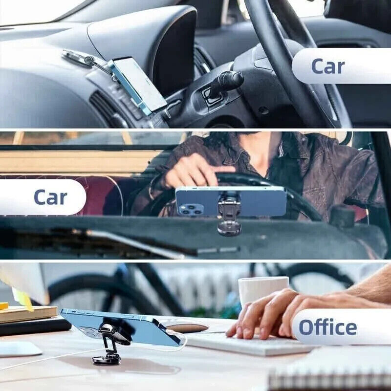 SafeRide Magnetic Phone Mount – 360° Stability